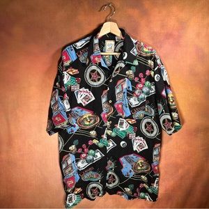 Las Vegas button down shirt